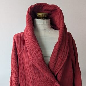 Unique 100% Cotton Red Jacket